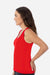 Next Level 3933 Womens Tank Top Red Model Side