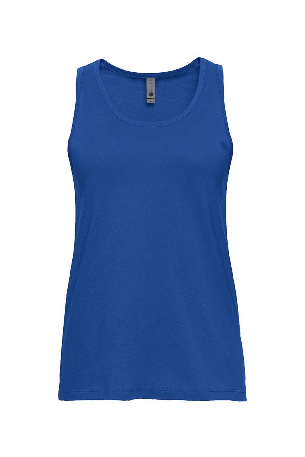 Next Level 3933 Womens Tank Top Royal Blue Flat Front