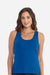 Next Level 3933 Womens Tank Top Royal Blue Model Front