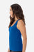 Next Level 3933 Womens Tank Top Royal Blue Model Side