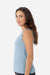 Next Level 3933 Womens Tank Top Stonewashed Denim Blue Model Side
