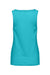 Next Level 3933 Womens Tank Top Tahiti Blue Flat Back