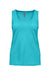 Next Level 3933 Womens Tank Top Tahiti Blue Flat Front