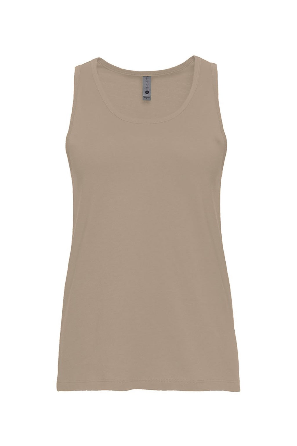 Next Level 3933 Womens Tank Top Tan Flat Front