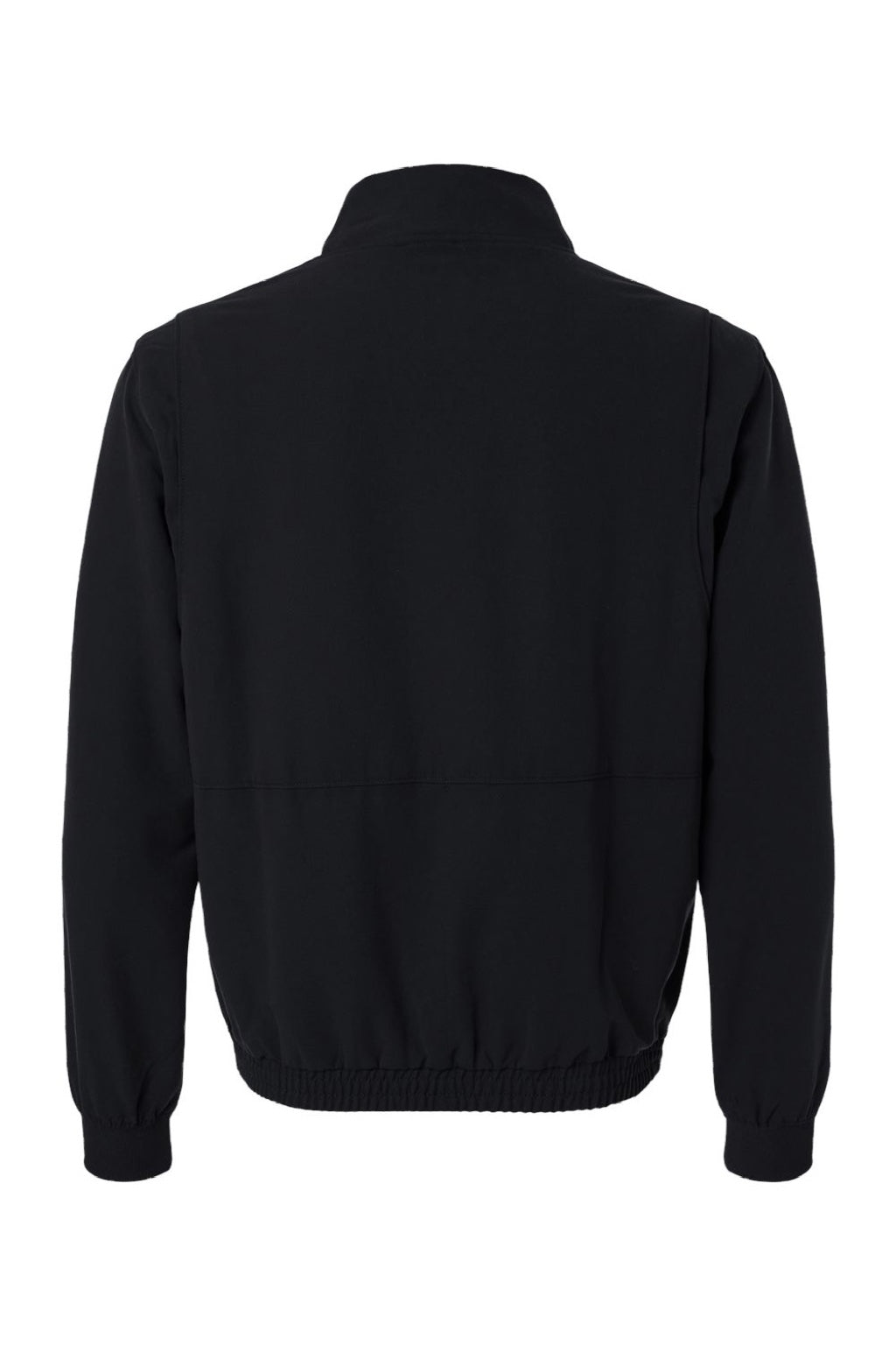 Jaanuu M60001 Unisex Wolfe Everyday 6 Pocket Full Zip Scrub Jacket Black Flat Back