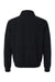 Jaanuu M60001 Unisex Wolfe Everyday 6 Pocket Full Zip Scrub Jacket Black Flat Back