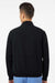 Jaanuu M60001 Unisex Wolfe Everyday 6 Pocket Full Zip Scrub Jacket Black Model Back
