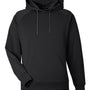 J America Mens Apex Fleece Hooded Sweatshirt Hoodie w/ Pouch Pocket - Black - New