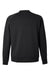J America 8752 Mens Apex Fleece Crewneck Sweatshirt Black Flat Back
