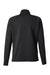 J America 8754 Womens Apex Fleece 1/4 Zip Sweatshirt w/ Pockets Black Flat Back