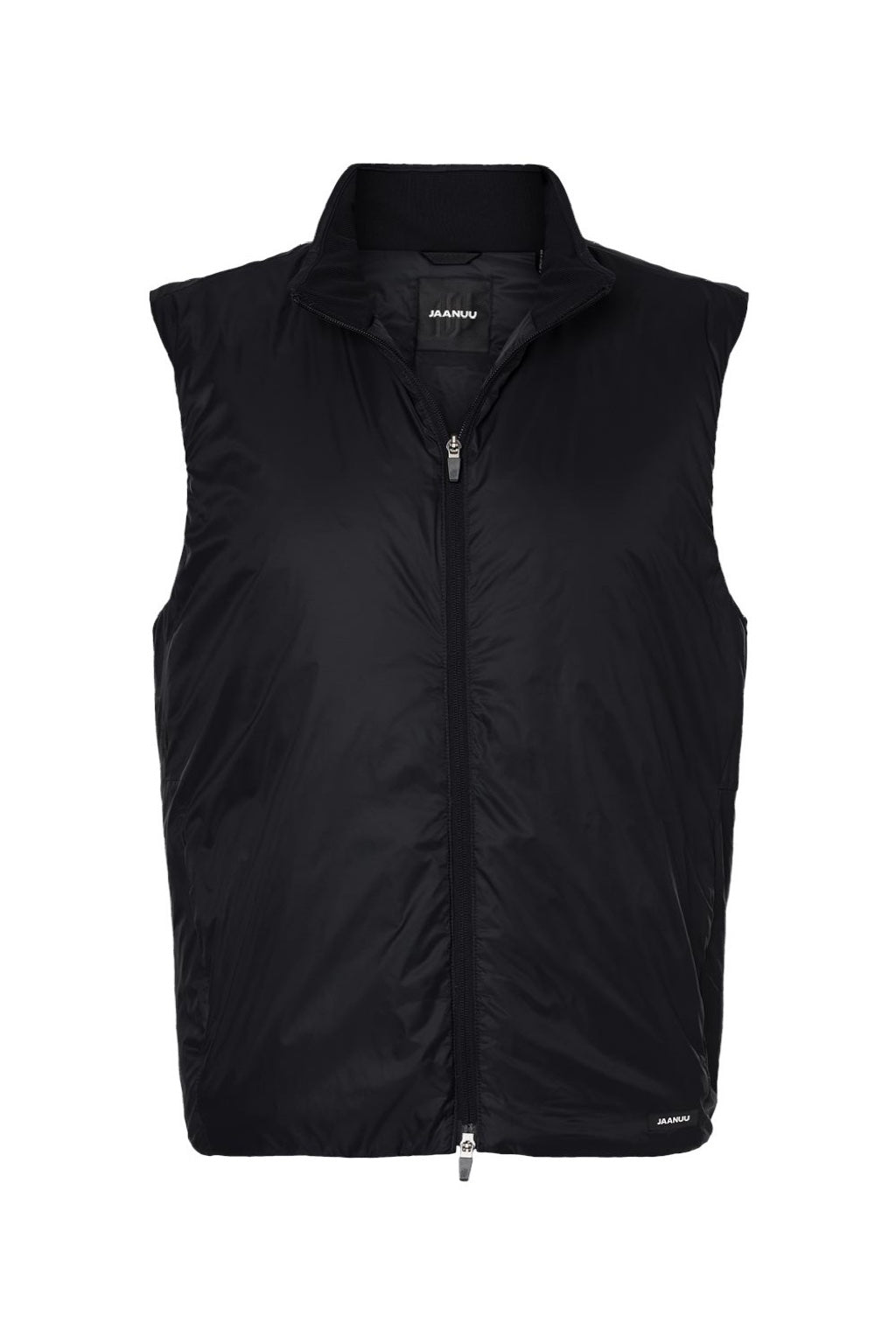 Jaanuu M60004 Mens Phantom Insulated Full Zip Vest Black Flat Front