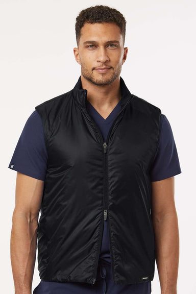 Jaanuu M60004 Mens Phantom Insulated Full Zip Vest Black Model Front
