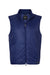 Jaanuu M60004 Mens Phantom Insulated Full Zip Vest Navy Blue Flat Front