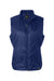 Jaanuu W60004 Womens Phantom Insulated Full Zip Vest Navy Blue Flat Front