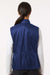 Jaanuu W60004 Womens Phantom Insulated Full Zip Vest Navy Blue Model Back