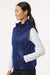 Jaanuu W60004 Womens Phantom Insulated Full Zip Vest Navy Blue Model Side