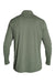 Anetik MVQTRL9 Mens Low Pro 1/4 Zip Sweatshirt Heather Dark Olive Green Flat Back