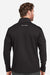 Spyder S18068 Mens Constant Canyon 1/4 Zip Sweatshirt w/ Pockets Black Model Back