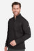 Spyder S18068 Mens Constant Canyon 1/4 Zip Sweatshirt w/ Pockets Black Model Side