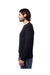 Alternative 1170C1 Mens Go-To Long Sleeve Crewneck T-Shirt Black Model Side