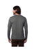 Alternative 1170C1 Mens Go-To Long Sleeve Crewneck T-Shirt Asphalt Grey Model Back