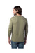 Alternative 1170C1 Mens Go-To Long Sleeve Crewneck T-Shirt Military Green Model Back