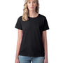 Alternative Womens Her Go-To Short Sleeve Crewneck T-Shirt - Black