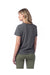 Alternative 1172CV Womens Her Go-To CVC Short Sleeve Crewneck T-Shirt Heather Dark Grey Model Back
