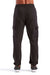 TriDri TD604 Mens Riley Cargo Jogger Sweatpants Black Model Back