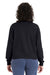 Alternative 1176 Womens Cropped Long Sleeve Crewneck T-Shirt Black Model Back