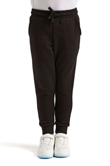 TriDri TD55B Youth Ashley Jogger Sweatpants Black Model Front