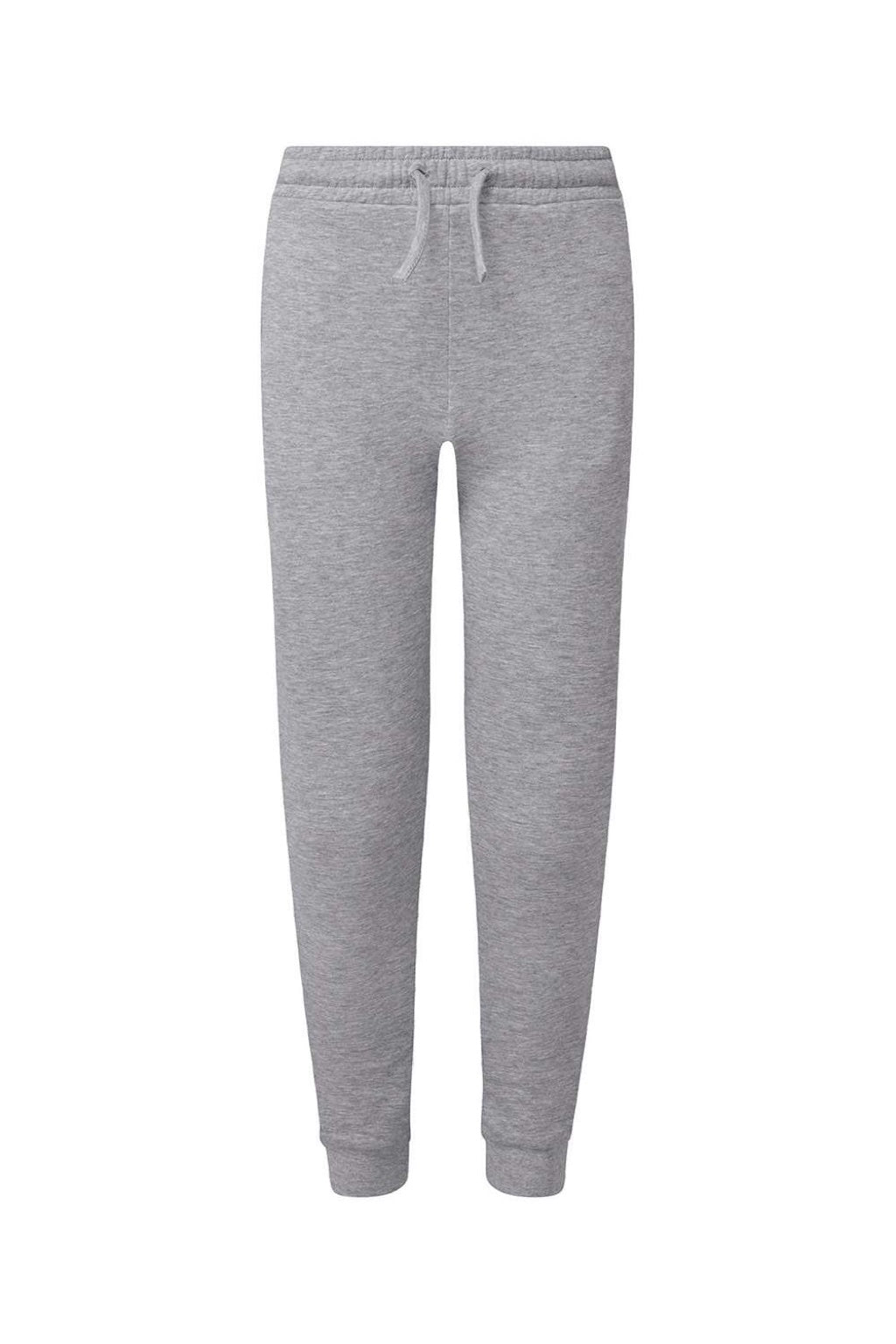 TriDri TD55B Youth Ashley Jogger Sweatpants Heather Grey Flat Front