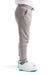 TriDri TD55B Youth Ashley Jogger Sweatpants Heather Grey Model Side