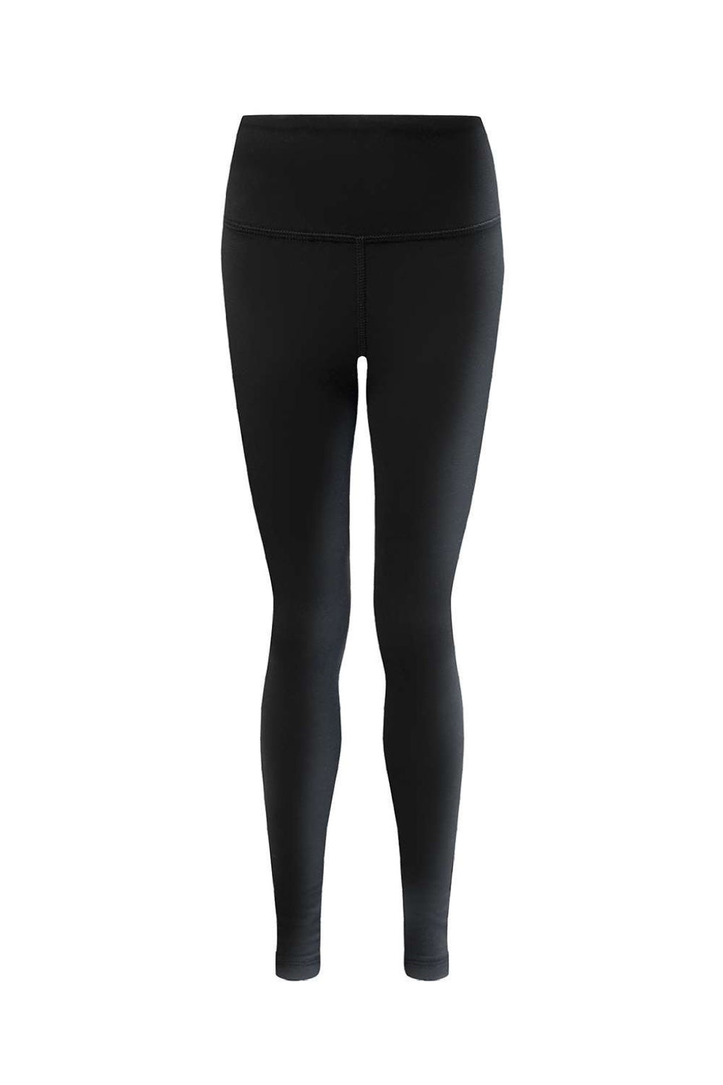 TriDri TD31B Youth Recycled Performance Leggings Black Flat Front