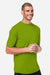 Core 365 CE10 Mens Capital Performance Short Sleeve Crewneck T-Shirt Acid Green Model Side