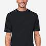 Core 365 Mens Capital Performance Moisture Wicking Short Sleeve Crewneck T-Shirt - Black - New