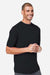 Core 365 CE10 Mens Capital Performance Short Sleeve Crewneck T-Shirt Black Model Side