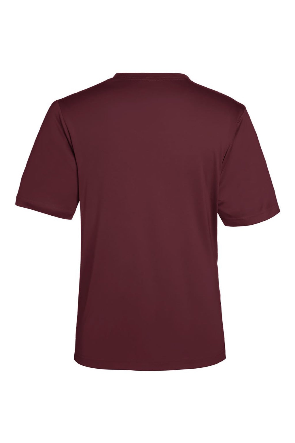 Core 365 CE10 Mens Capital Performance Short Sleeve Crewneck T-Shirt Burgundy Flat Back