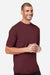 Core 365 CE10 Mens Capital Performance Short Sleeve Crewneck T-Shirt Burgundy Model Side