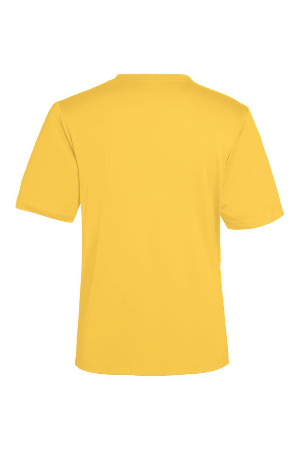 Core 365 CE10 Mens Capital Performance Short Sleeve Crewneck T-Shirt Campus Gold Flat Back