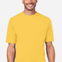 Core 365 Mens Capital Performance Moisture Wicking Short Sleeve Crewneck T-Shirt - Campus Gold - New