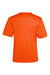 Core 365 CE10 Mens Capital Performance Short Sleeve Crewneck T-Shirt Campus Orange Flat Back