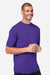 Core 365 CE10 Mens Capital Performance Short Sleeve Crewneck T-Shirt Campus Purple Model Side