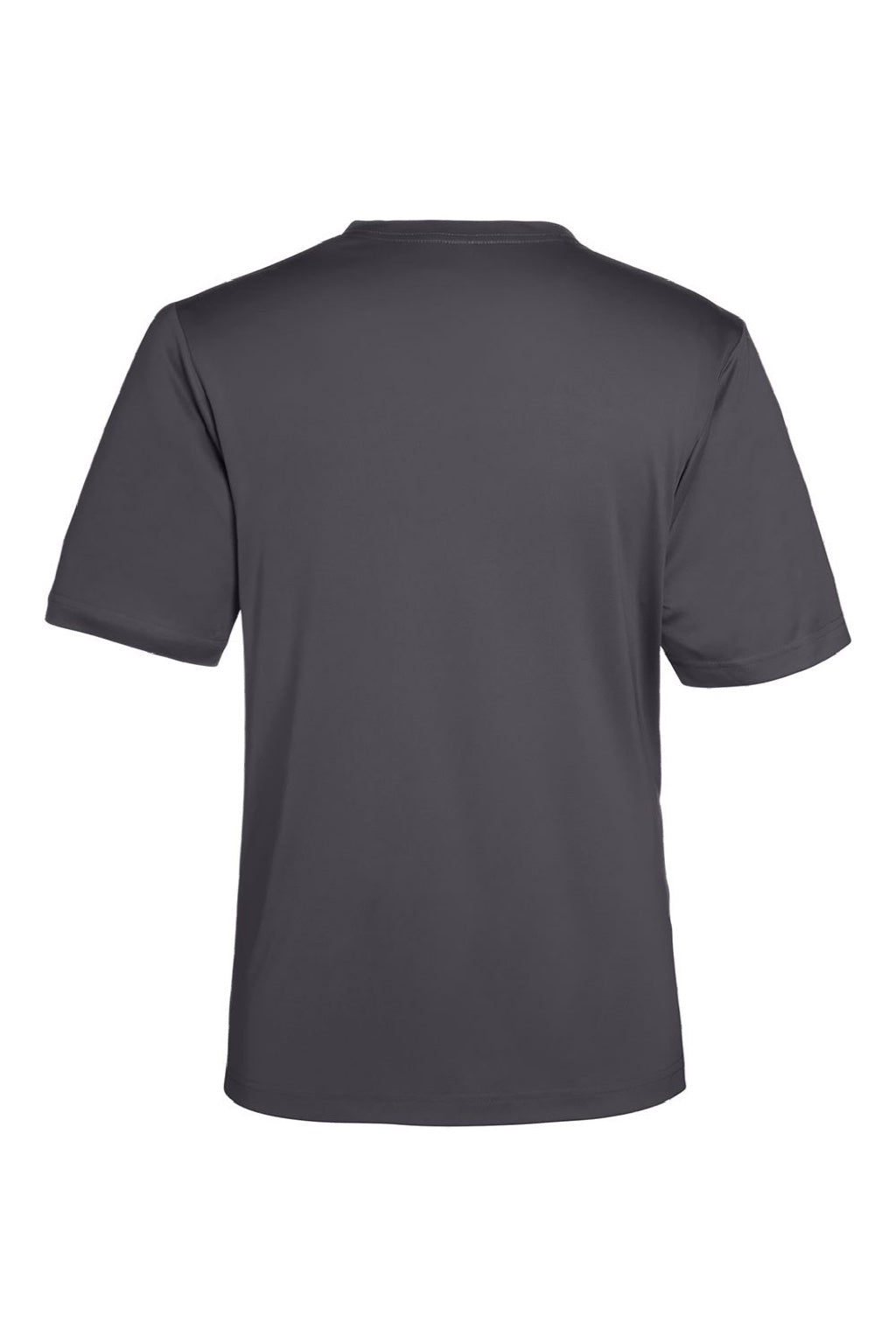Core 365 CE10 Mens Capital Performance Short Sleeve Crewneck T-Shirt Carbon Grey Flat Back
