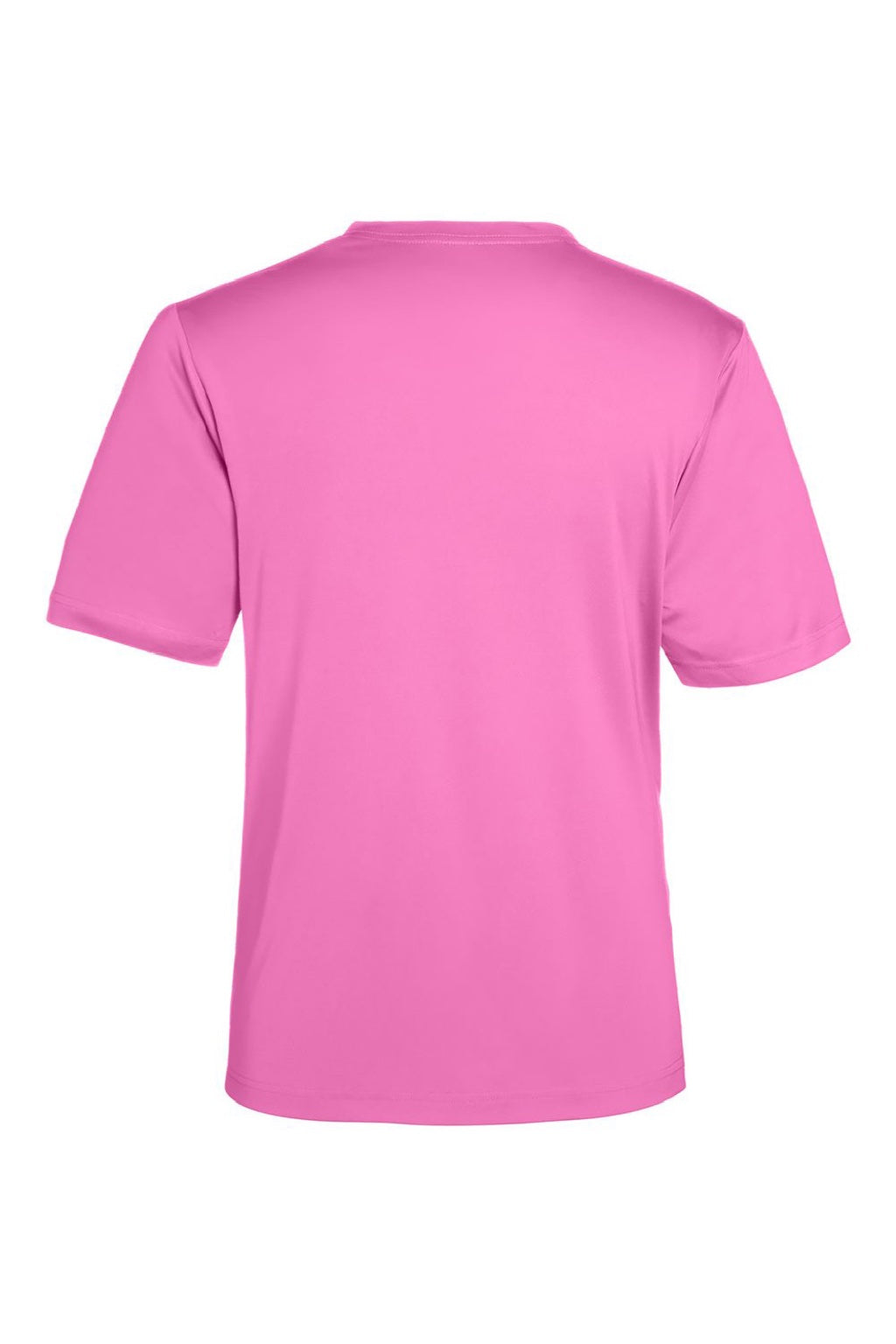 Core 365 CE10 Mens Capital Performance Short Sleeve Crewneck T-Shirt Charity Pink Flat Back