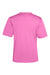 Core 365 CE10 Mens Capital Performance Short Sleeve Crewneck T-Shirt Charity Pink Flat Back
