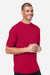 Core 365 CE10 Mens Capital Performance Short Sleeve Crewneck T-Shirt Classic Red Model Side