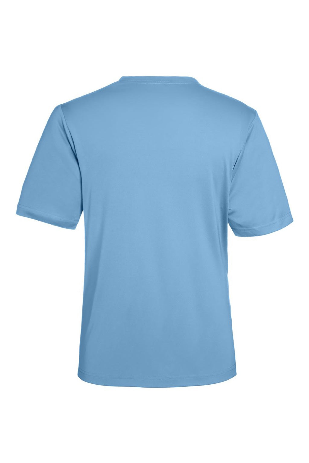 Core 365 CE10 Mens Capital Performance Short Sleeve Crewneck T-Shirt Columbia Blue Flat Back