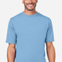 Core 365 Mens Capital Performance Moisture Wicking Short Sleeve Crewneck T-Shirt - Columbia Blue - New