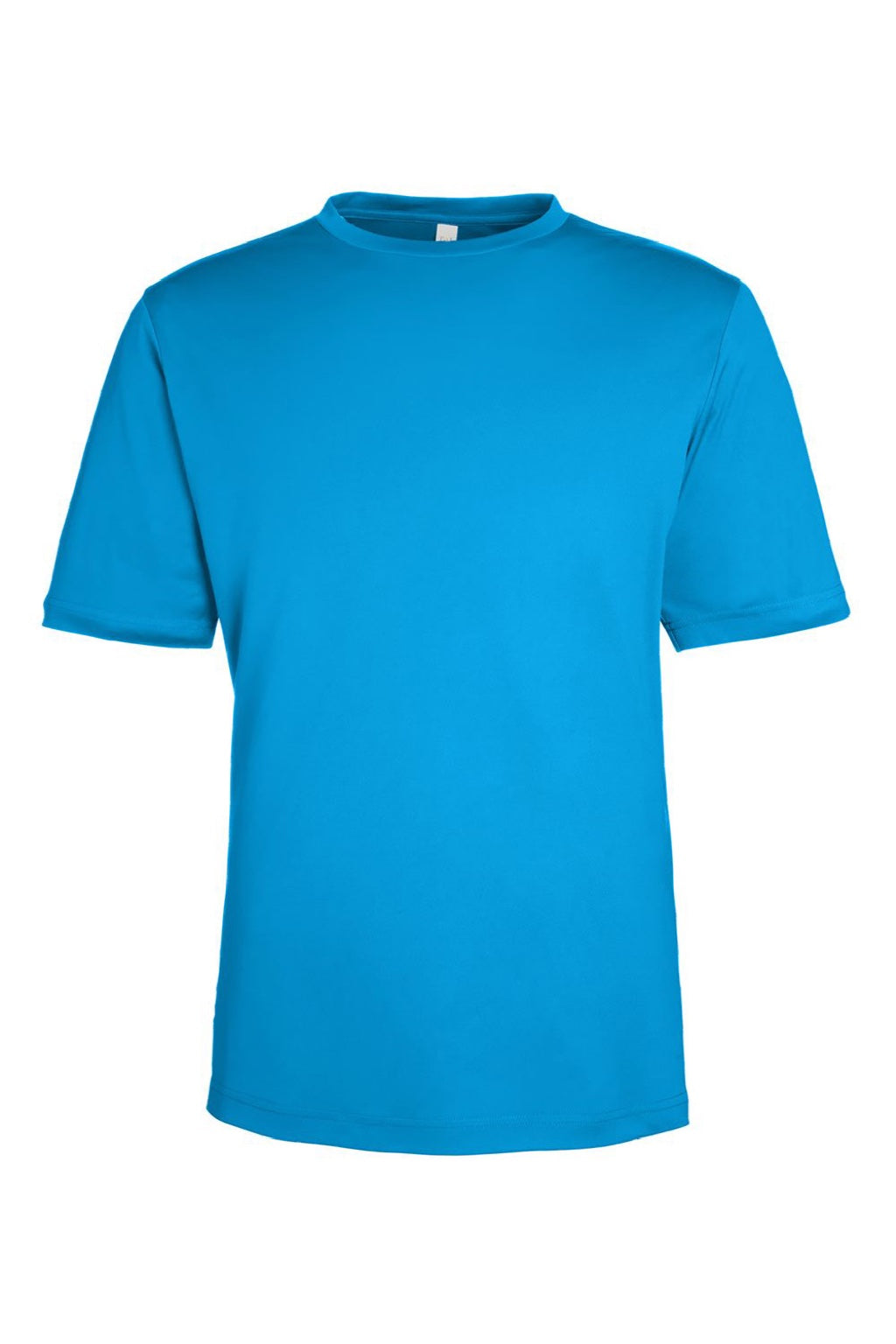 Core 365 CE10 Mens Capital Performance Short Sleeve Crewneck T-Shirt Electric Blue Flat Front